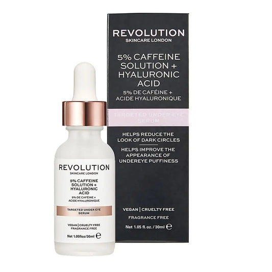 Revolution Skincare Targeted Under Eye Serum - 5% Caffeine + Hyaluronic Acid Serum