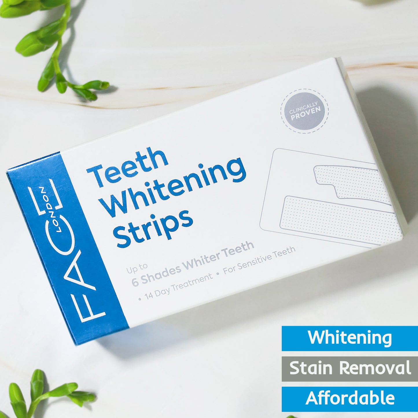 Face London Teeth Whitening Strips